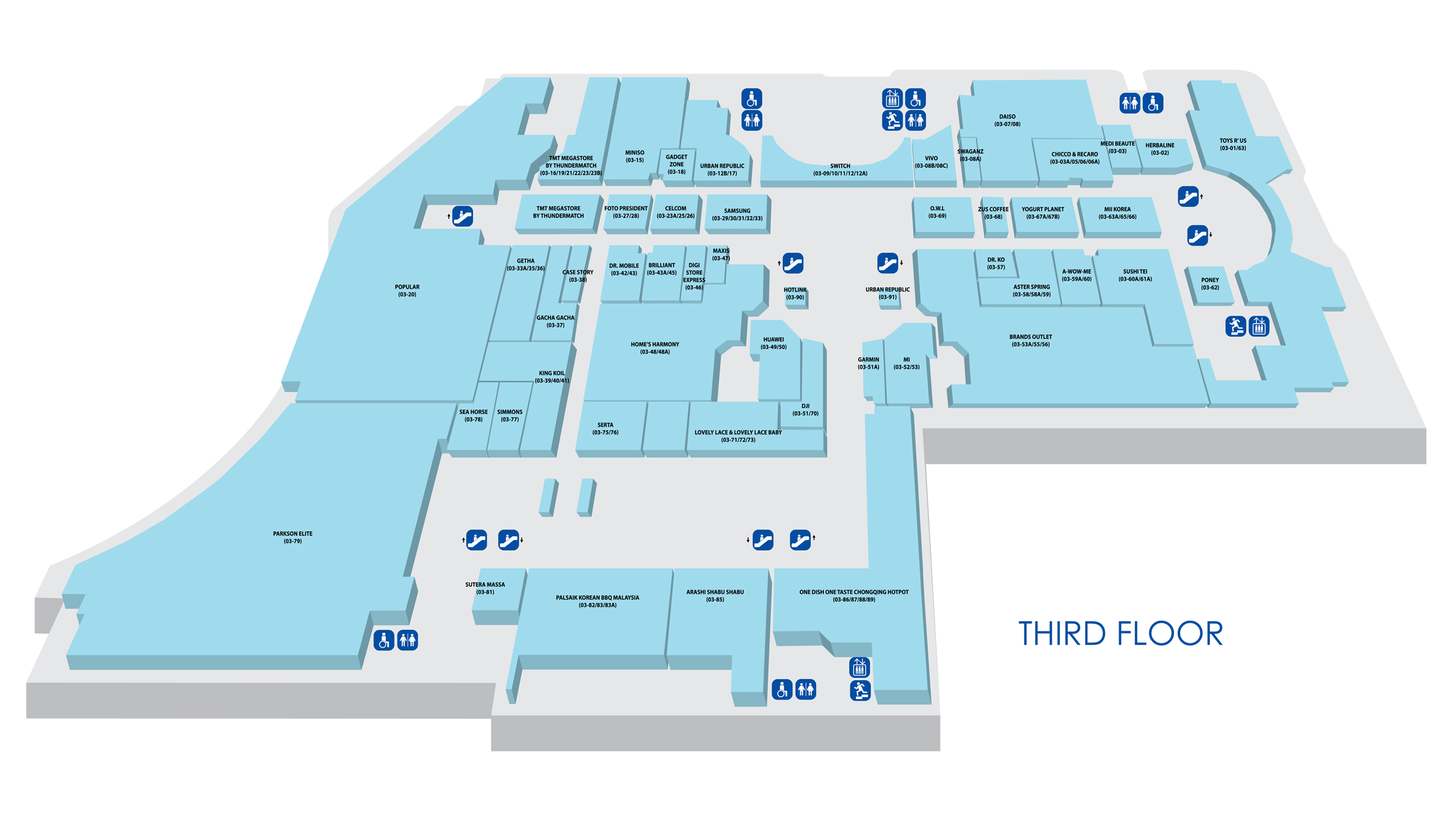Gurney Plaza Third Floor Directory