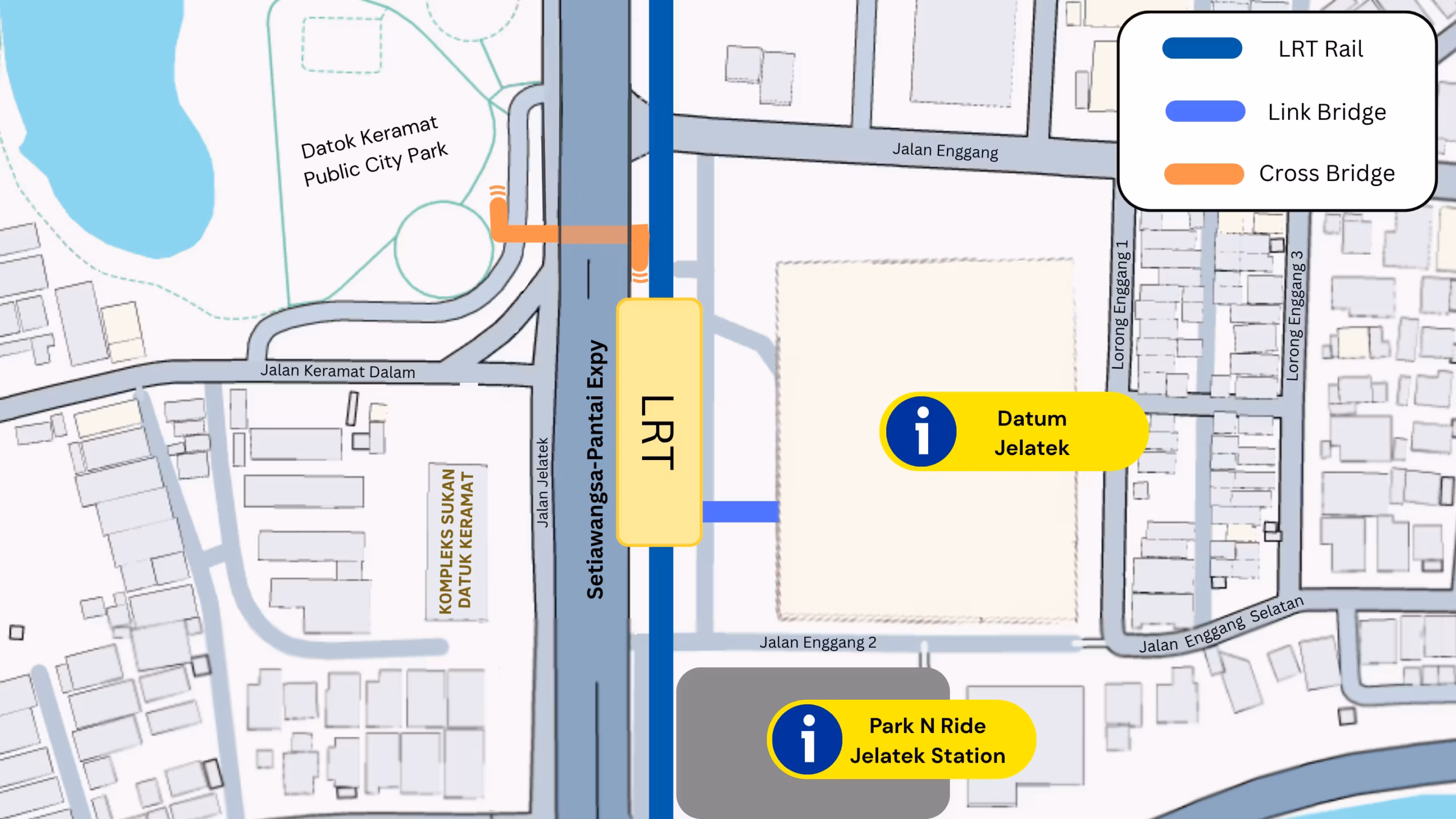 Nearby Car Parks: Jelatek LRT Station