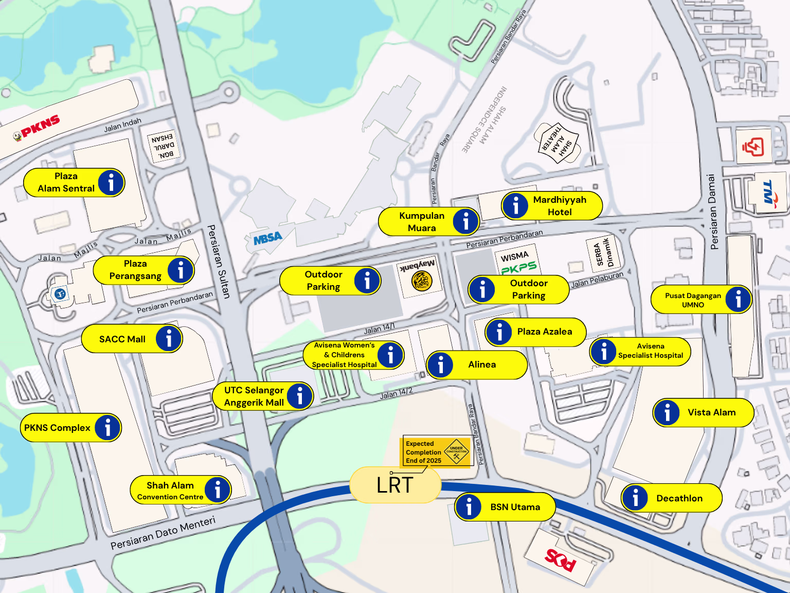 Nearby Car Parks: Seksyen 14 Shah Alam