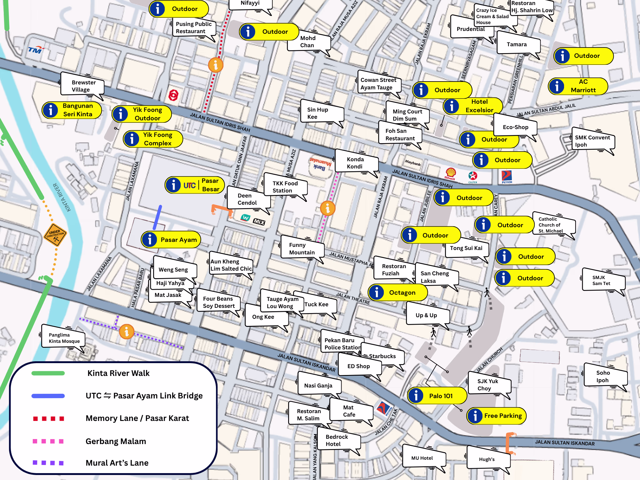 Nearby Car Parks: Ipoh New Town
