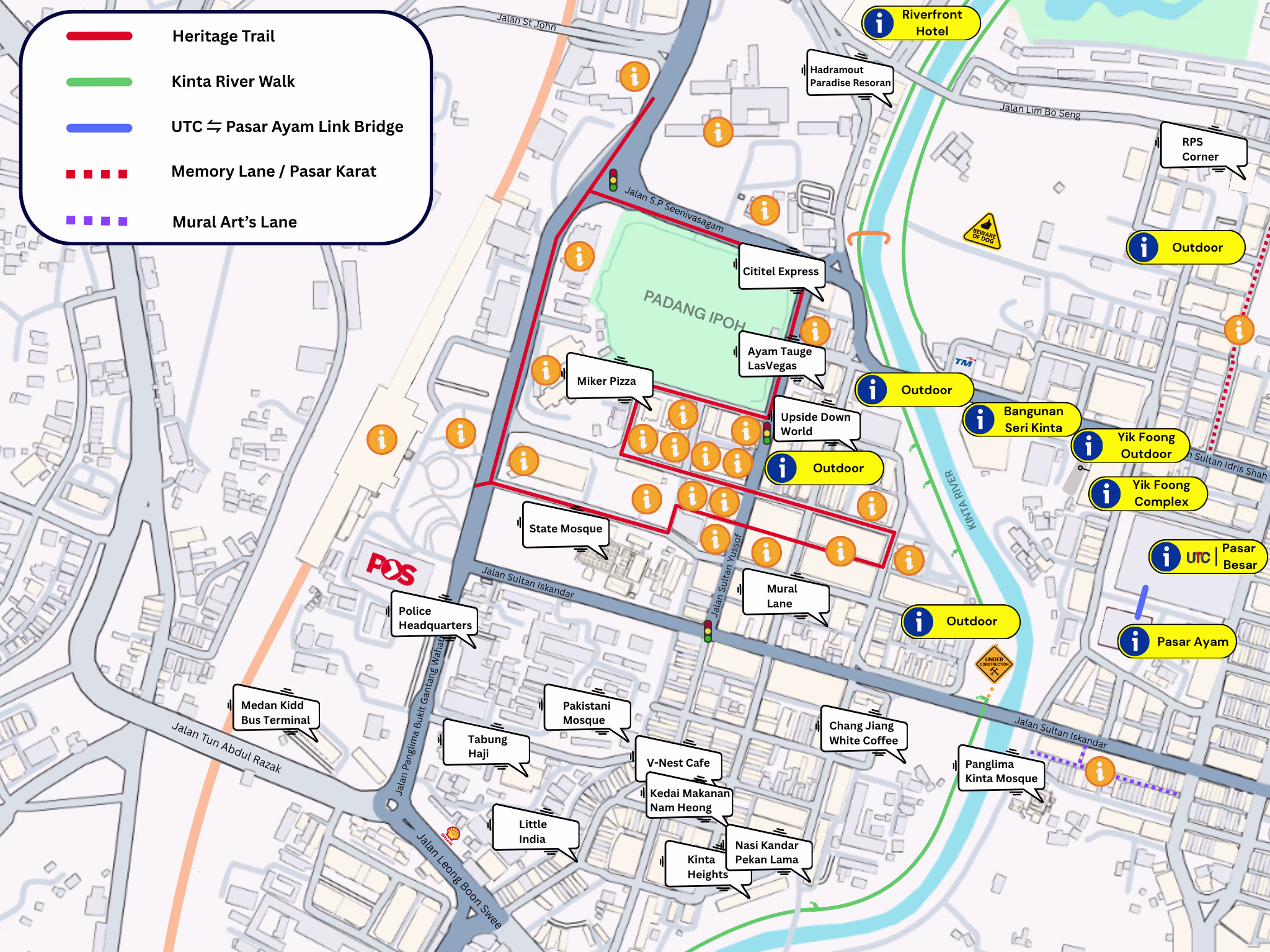 Nearby Car Parks: Ipoh Old Town