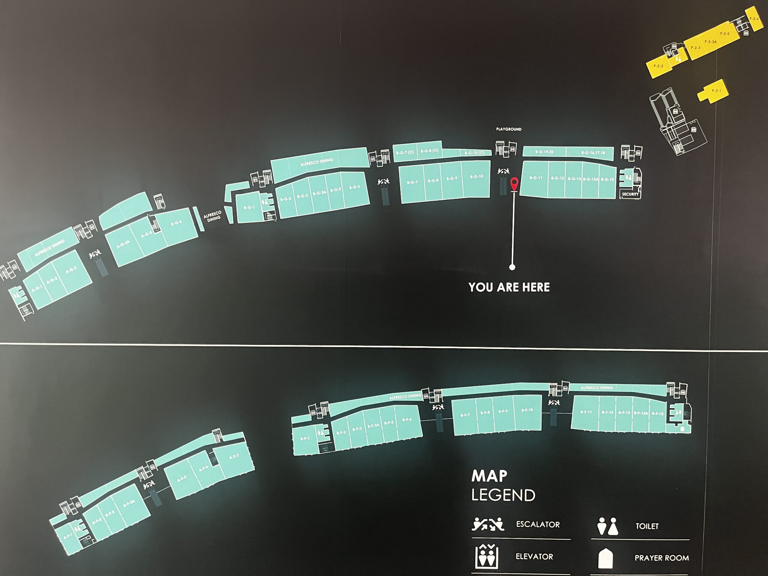 Ativo Plaza's floor map