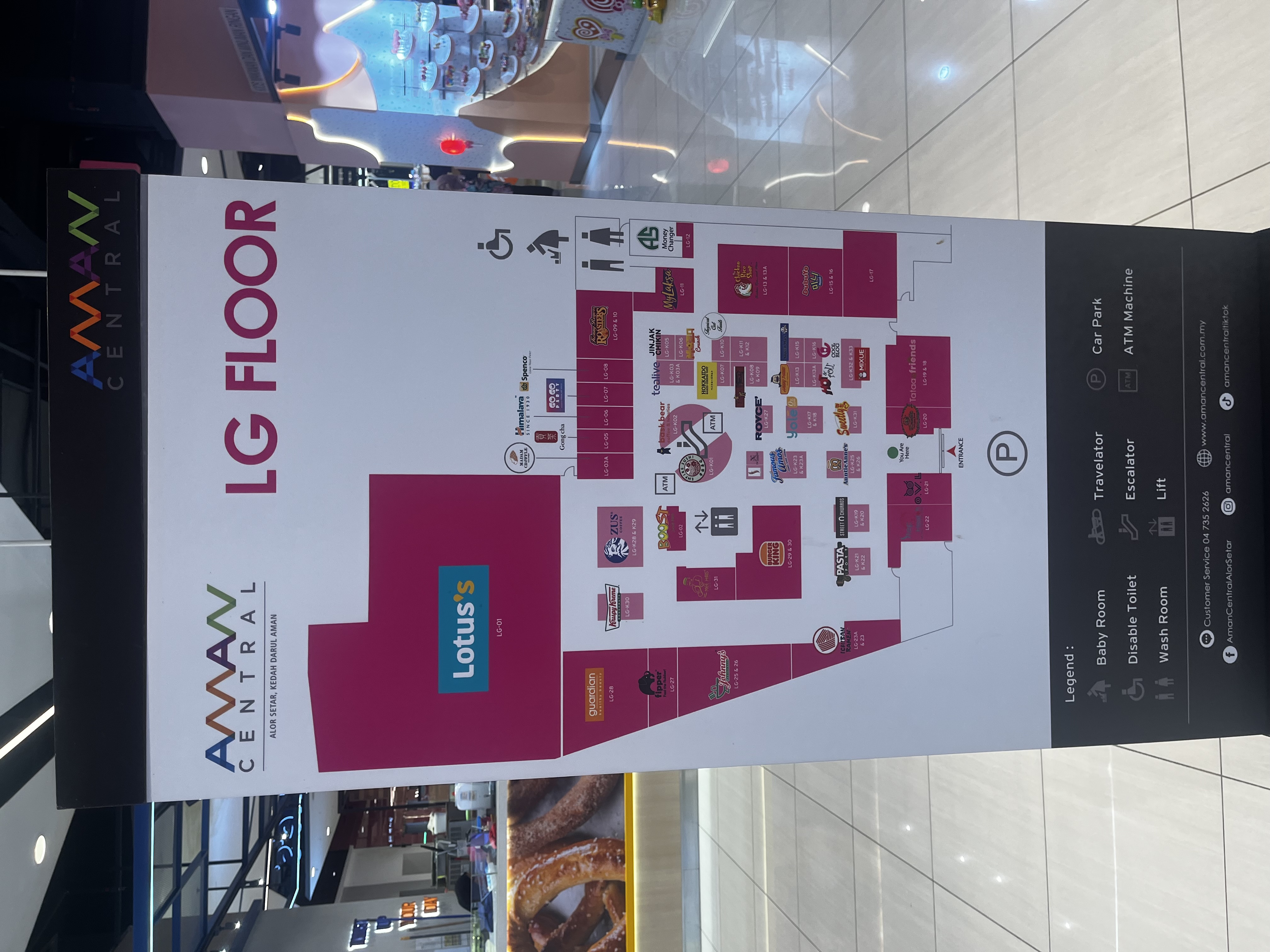 Aman Central's LG Floor Plan