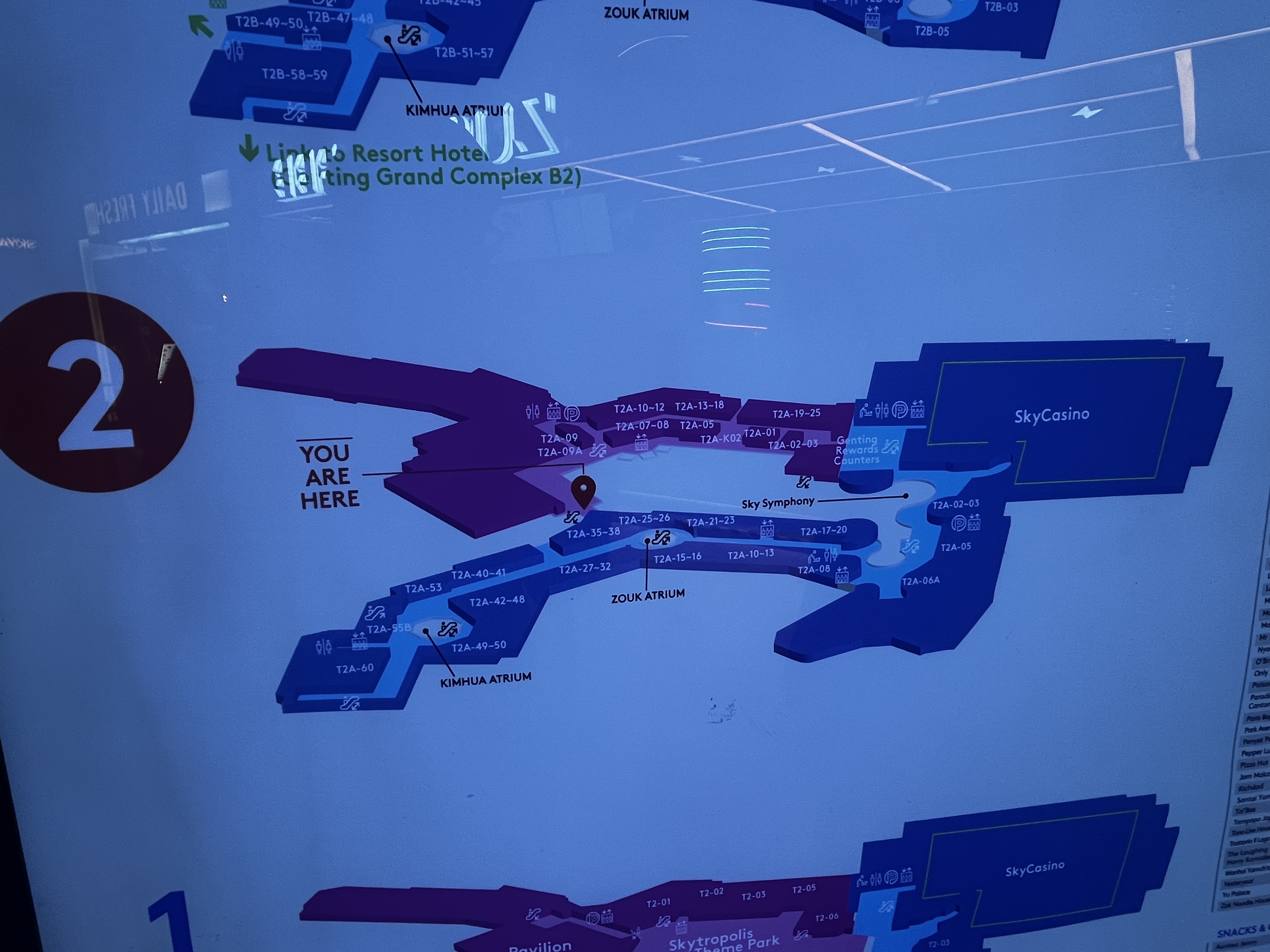 First World Hotel Genting SkyAvenue Level 2 floor plan