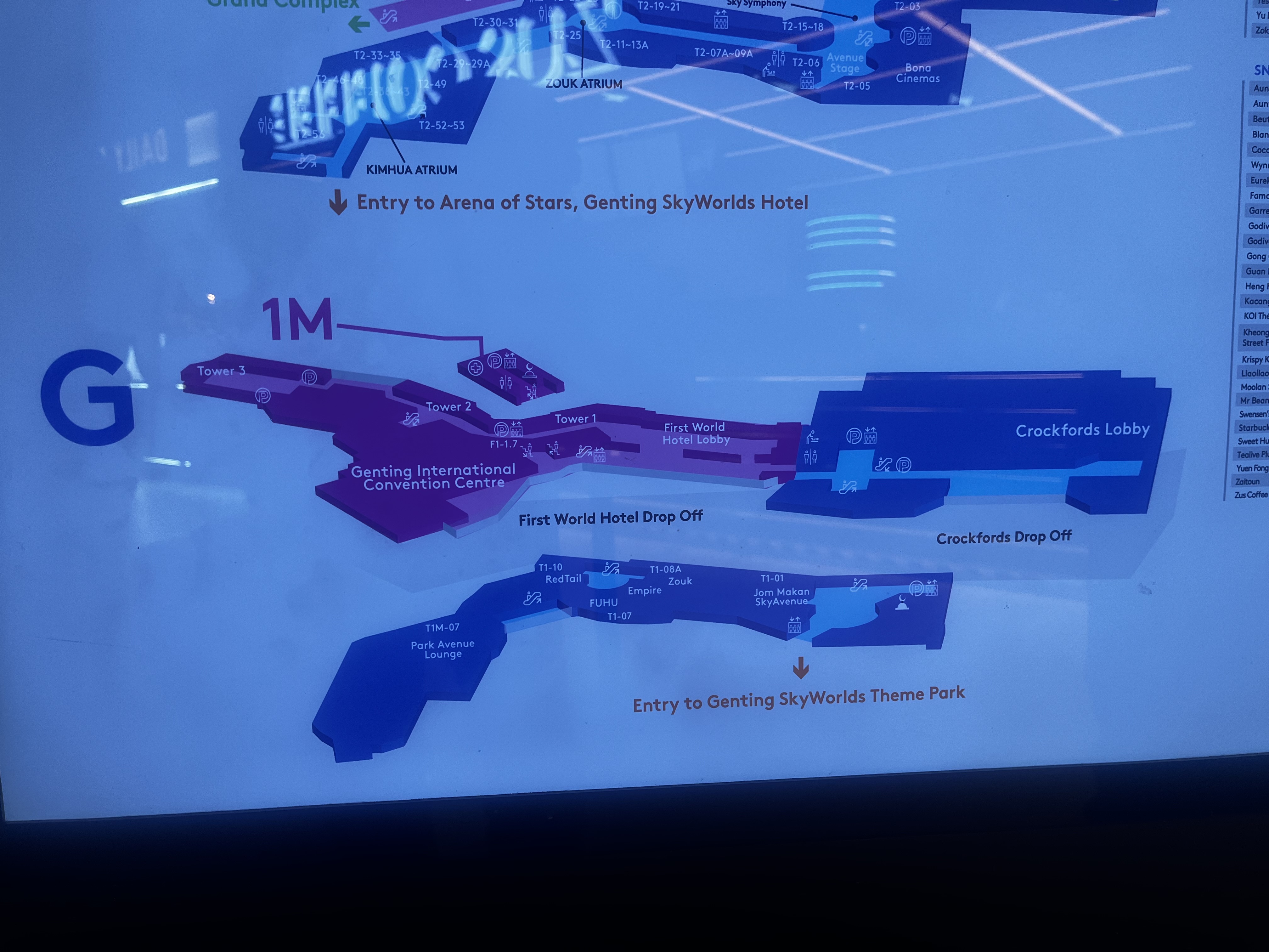 First World Hotel Genting SkyAvenue Level G floor plan