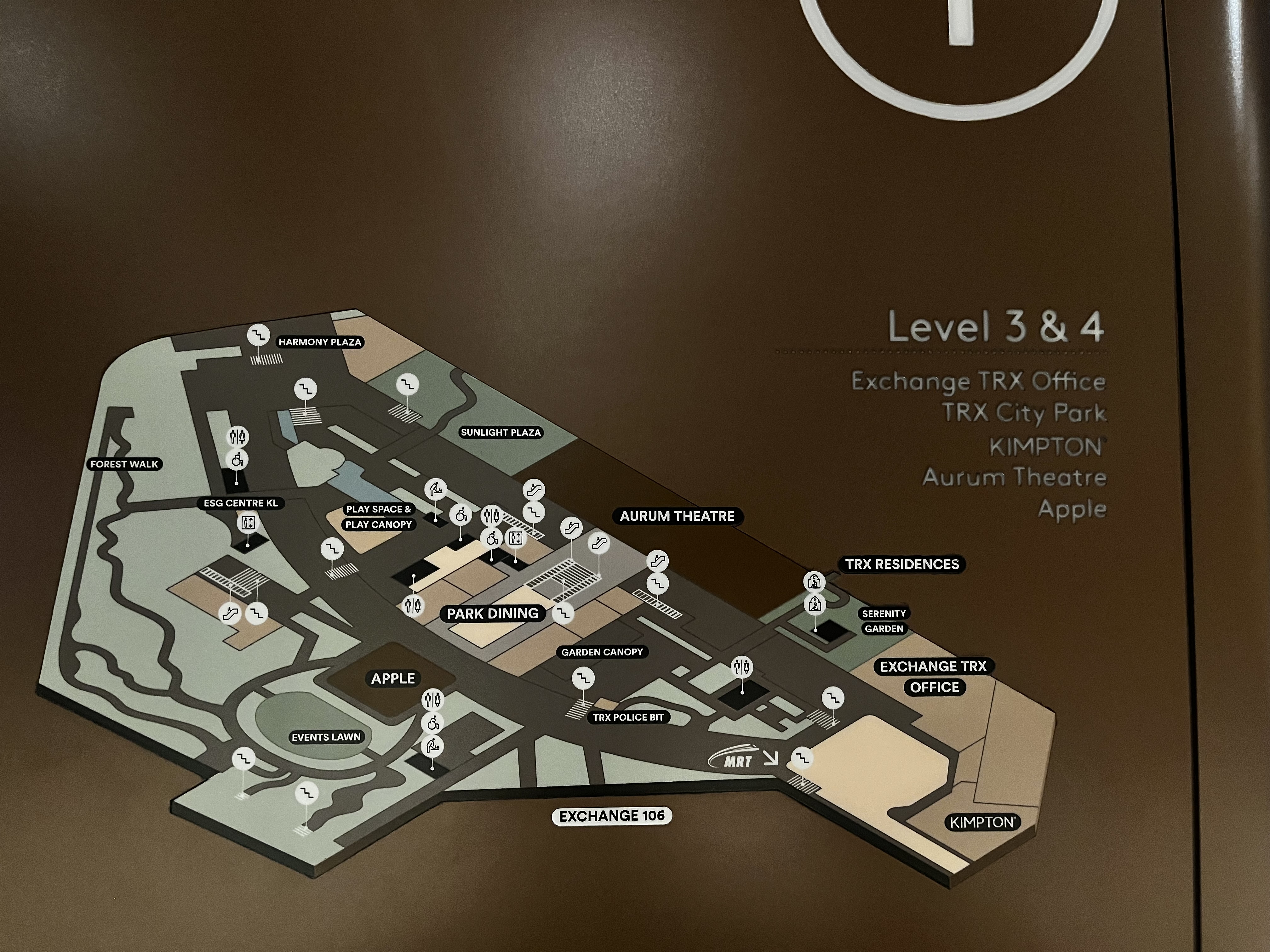 TRX Level 3 & 4 Floor Plan