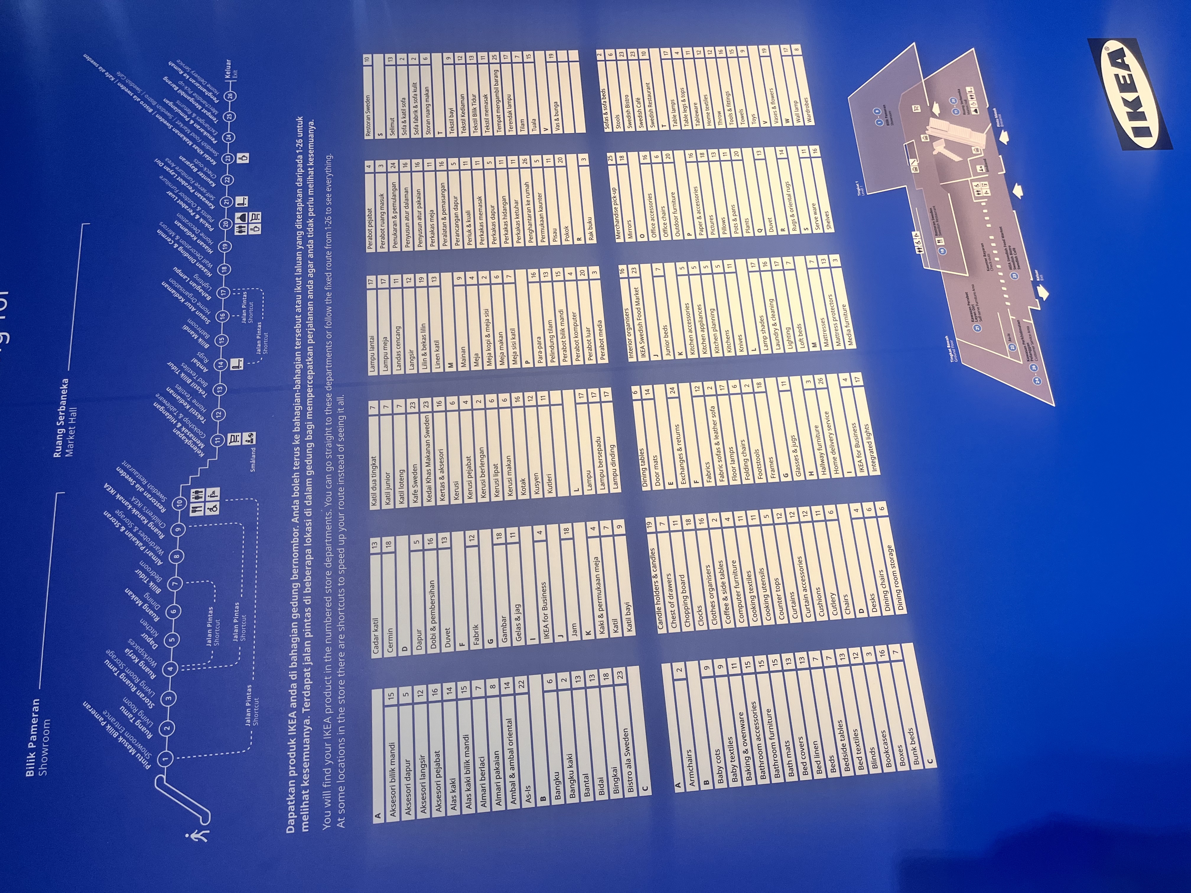 Ikea Cheras Directory & Floor Map
